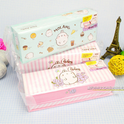 供应批发和创HC-06884兔宝宝双层纸盒文具盒——重庆哗哗文化用品专业供应